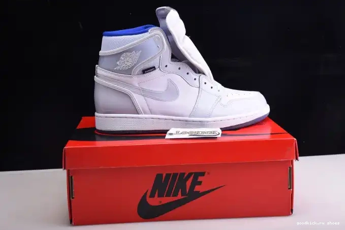 Rep Racer Air High Zoom Jordan 1 CK6637-104 Retro White Blue 0529